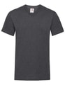 Heren T-shirts V hals Fruit of the Loom 61-066-0 Dark Grey